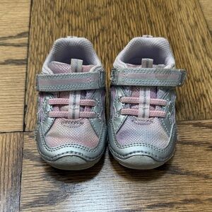 Stride Rite Soft Motion Sneakers in Pink Purple and Gray